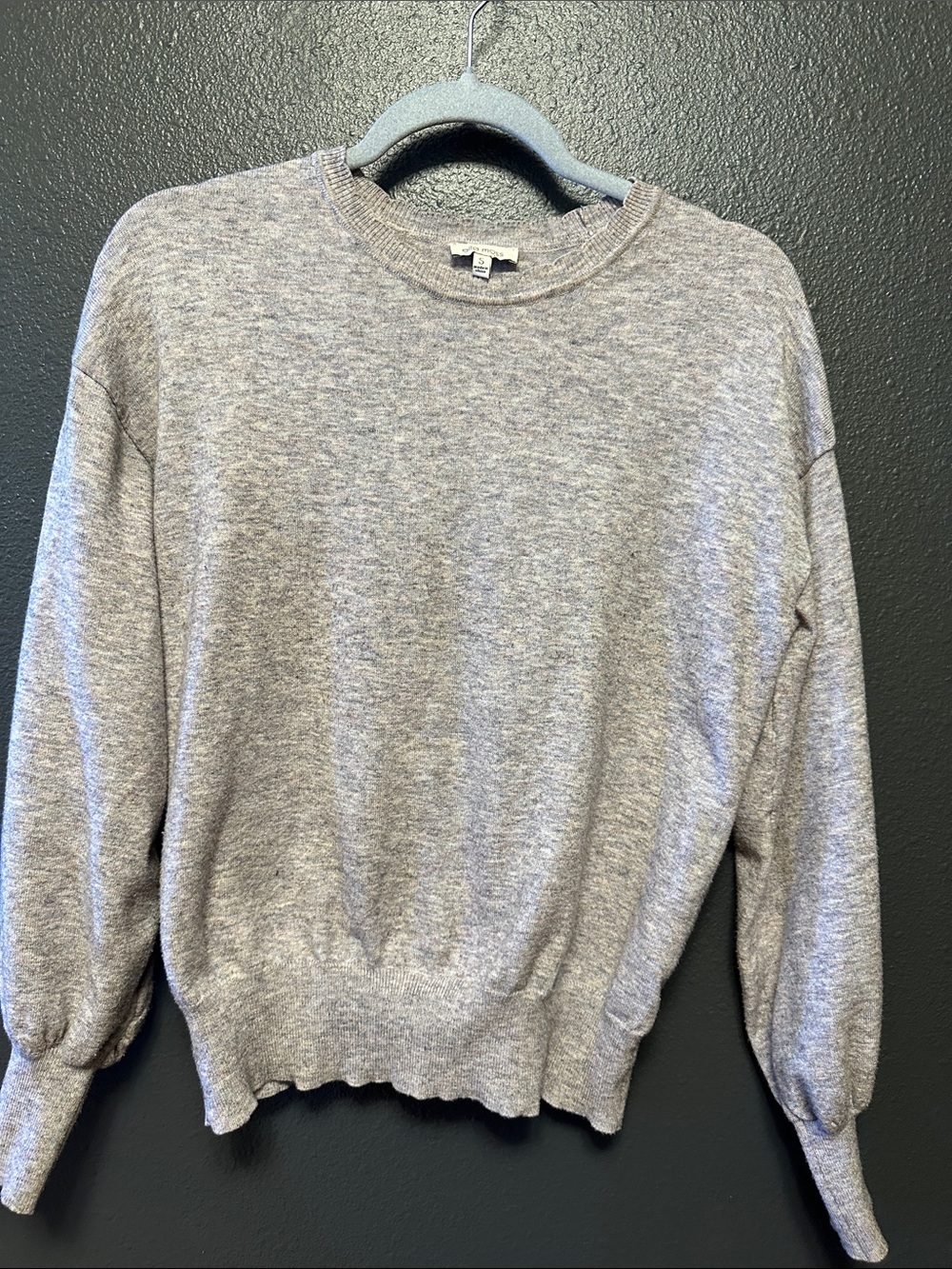Light Gray Crewneck Sweater - Ella Moss